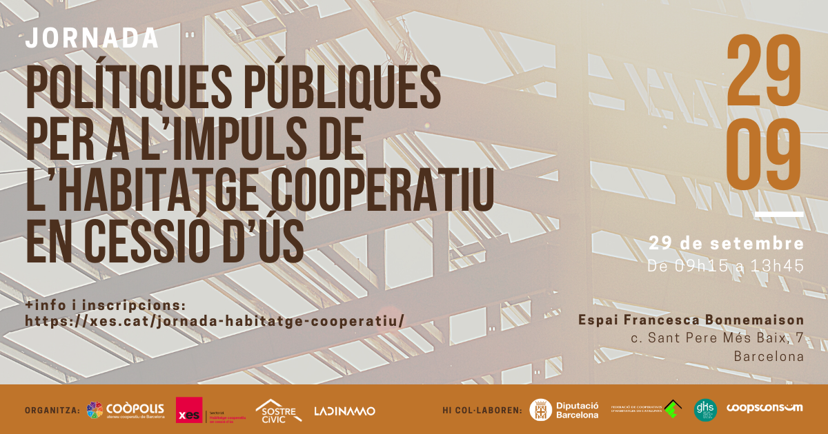 jornada habitatge cooperatiu en cessió d'ús