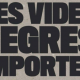 Les vides negres importen