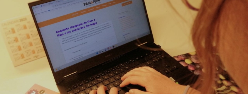 persona accedint a l'enquesta de pam a pam